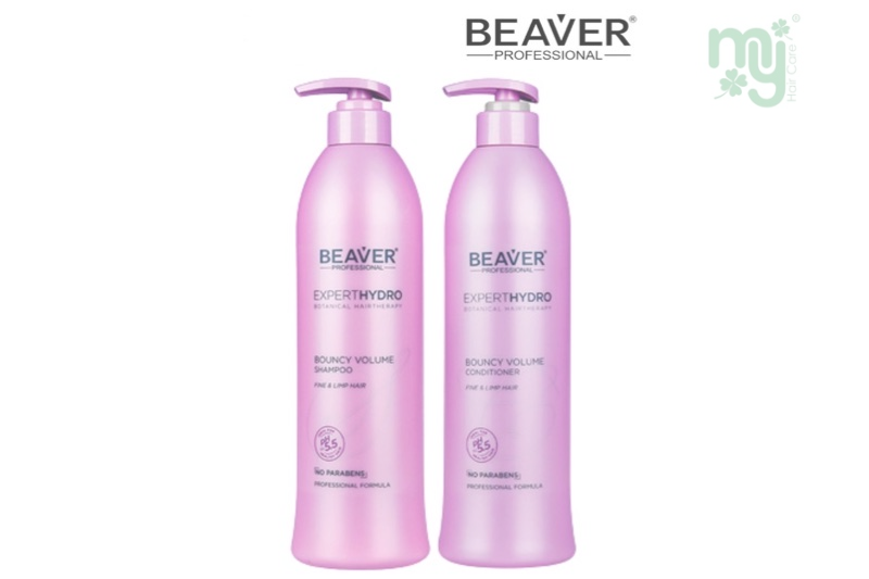 Beaver Bouncy Volume Shampoo& Conditioner(For Fine & Limp Hair) 768ml