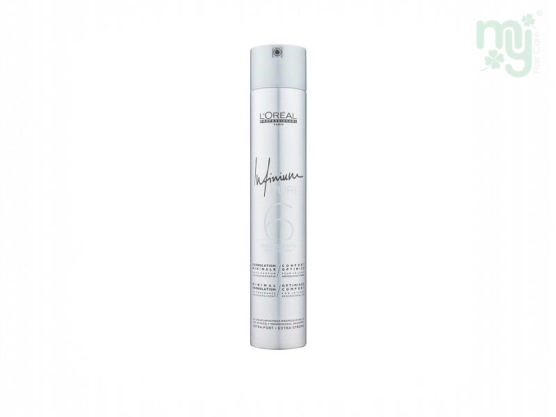 Loreal Professionnel Infinium Pure 6 Hair Spray 500ml -Extra Strong Hold 
