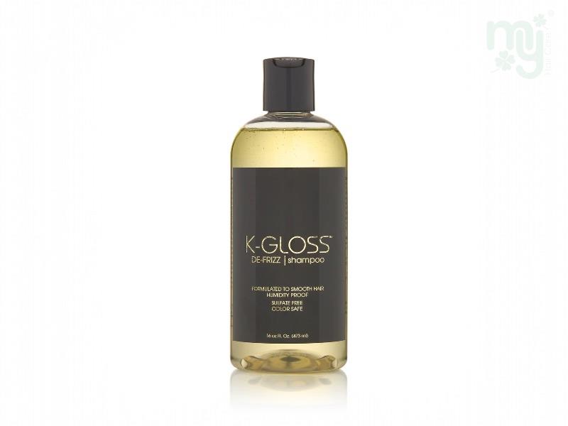 K-gloss DeFrizzing Shampoo 473ml - For All Hair Types (Smoothing & Weightless) 