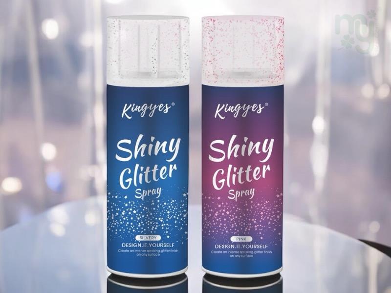 Kingyes Shiny Glitter Color Spray 120ml